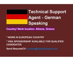 Tech Support Agent- German Speaking for Greece, Visa Sponsorship Available | free-classifieds.co.uk - 1