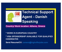Danish Tech Support for Greece - VISA Sponsorship Available | free-classifieds.co.uk - 1