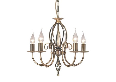 Artisan 5 Light Chandelier - Aged Brass | free-classifieds.co.uk - Image 1 of 1