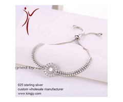 925 silver jewelry necklaces earring bracelet custom wholesale  - 1