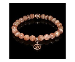 Peach Moonstone Luxury Bracelet | free-classifieds.co.uk - 2