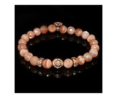 Peach Moonstone Luxury Bracelet | free-classifieds.co.uk - 3