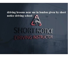 Short Notice Driving Lessons Near Me In London Helps You To Pass Your Driving Test In Shortest Time | free-classifieds.co.uk - 1