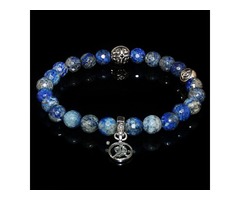 Blue Lapis Lazuli Bracelet Intuition - Self-esteem - 2