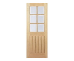Buy LPD Mexicano 6L Oak Glazed Internal Door | free-classifieds.co.uk - 1