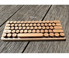 Chery Wooden Typewriter Keycaps NO LETTERS (Cherry MX switch compatible) Vintage style | free-classifieds.co.uk - 1