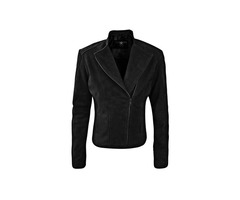 Women's Black Suede Leather Jacket | free-classifieds.co.uk - 1