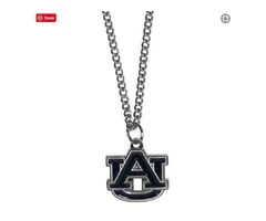 Auburn Tigers Logo Pendant Chain Necklace – NCAA College Athletics Fan Shop Sports Team Merchandis | free-classifieds.co.uk - 1
