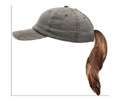 Beurlike Ponytail Baseball Cap High Bun Ponycap Adjustable Mesh Trucker Hats  | free-classifieds.co.uk - 1