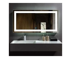 DP Home LED Lighted Rectangle Bathroom Mirror, Modern Wall Mirror With Lights,  | free-classifieds.co.uk - 2