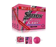 Srixon Soft Feel Lady Pink Golf Balls - 1