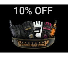 Leather Weightlifting Straps by Commando Camp | free-classifieds.co.uk - 1