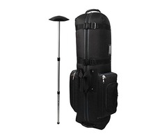 CaddyDaddy Golf CDYCON2GP Constrictor Grey with North Pole Golf Bag Travel Cover, Black/Grey - 1
