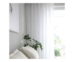 Buy  Soft Breeze White Sheer Curtains-Voila Voile - 2