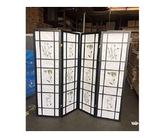 4 Panel Room Divider Coaster Oriental Floral | free-classifieds.co.uk - 1