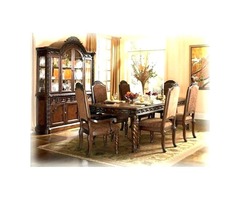 7 Pc Dining room set-Dining Table and 6 Kitchen Dining Chairs - 1