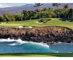 Hawaii Beach Golf Course -Oil Painting On Canvas Modern Wall Art Pictures For Home Decoration Wooden | free-classifieds.co.uk - 1