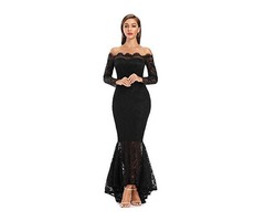 LALAGEN Womens Floral Lace Long Sleeve | free-classifieds.co.uk - 3