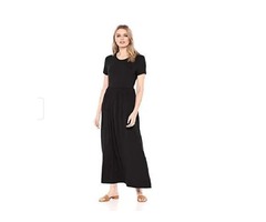 Essentials Women’s Short-Sleeve Waisted Maxi Dress | free-classifieds.co.uk - 1
