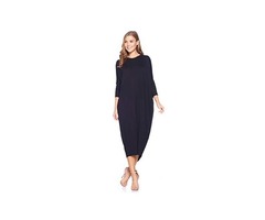 12 Ami Solid Long Sleeve Cover-Up Maxi Dress (S-2X) – Made in USA | free-classifieds.co.uk - 1
