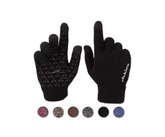 Achiou Winter Knit Gloves Touchscreen Warm Thermal Soft Lining Elastic Cuff | free-classifieds.co.uk - 1
