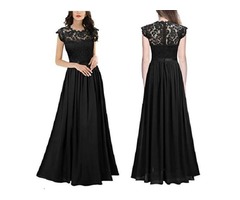 Miusol Women’s Formal Floral Lace Evening Party Maxi Dress | free-classifieds.co.uk - 1