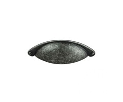 Pewter effect 64mm cup handle at Handles4u - 1