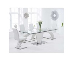 Buy Glass Dining Table Set Online- Swagger Home Furnishings