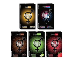 Buy NottyBoy Multi Variety Combo Pack of Condoms Online : Pack Of 50 Condoms  - 1