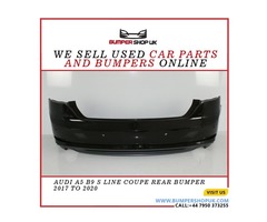 AUDI A5 B9 S LINE COUPE REAR BUMPER 2017 TO 2020 | free-classifieds.co.uk - 1