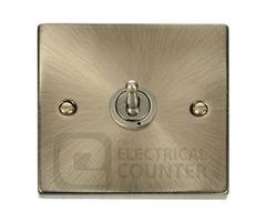 Antique Brass Toggle Light Switches - Electrical Counter | free-classifieds.co.uk - 1