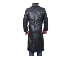 Blade Runner Ryan Gosling Men's Black Leather Fur Jacket | free-classifieds.co.uk - 2