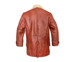 Dark Knight Rises Bane Fur Leather Coat - 1