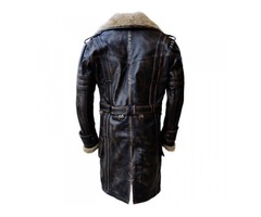 Black Friday—Elder Maxson Fall Out Distressed Leather Coat With Fur | free-classifieds.co.uk - 2