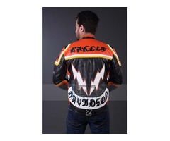 Harley Davidson Marlboro Mickey Rourke Motorcycle Biker Leather Jacket | free-classifieds.co.uk - 3