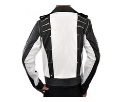 Happy Christmas|  Micheal Jackson 80s Classic Black White Leather Jacket | free-classifieds.co.uk - 3