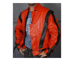 Happy Christmas| Micheal Jackson Thriller 80S Classic Red Leather Jacket | free-classifieds.co.uk - 1