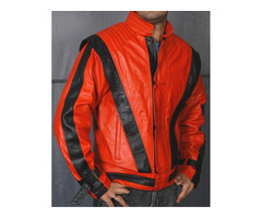 Happy Christmas| Micheal Jackson Thriller 80S Red Leather Jacket | free-classifieds.co.uk - 1