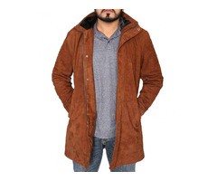 Happy Christmas| Robert Sheriff Brown Suede Leather Coat | free-classifieds.co.uk - 2