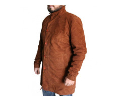 Happy Christmas| Robert Sheriff Brown Suede Leather Coat | free-classifieds.co.uk - 3