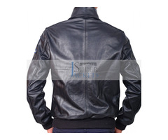 Happy Christmas| Steve Mcqueen Black Bomber Motorcycle Leather Jacket | free-classifieds.co.uk - 3