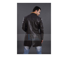 "Happy Christmas" Pearce Aiden Watch Dogs Black Leather Coat | free-classifieds.co.uk - 1