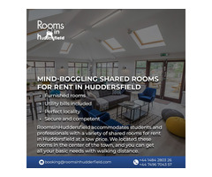 Mind-Boggling shared rooms for rent in Huddersfield - 1