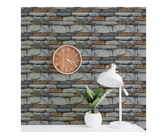 3D Bricks Wallpaper Peel and Stick Self Adhesive Wallpaper - 17.71" (W) x 393"  | free-classifieds.co.uk - 1