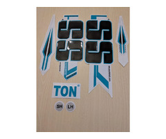 SS TON Edition Cricket Bat Stickers BLUE 3D | free-classifieds.co.uk - 1