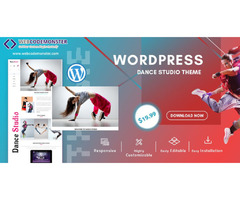 Dance Studio WordPress Theme - 1