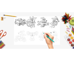 90+ Studio-Quality Super Dog Coloring and Trace the Dash Pages for Kids (with Commercial License) | free-classifieds.co.uk - 2