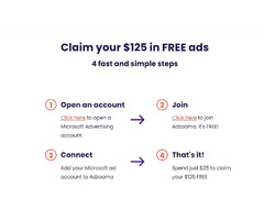 Join Adzooma for FREE and get $125 in Microsoft ads when you spend $25 - 5