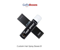 Get Original Custom Hairspray Boxes Wholesale at GoToBoxes | free-classifieds.co.uk - 1