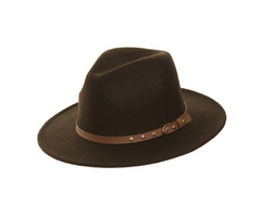 Buy Adonis amp Grace Unisex Felt Trilby Hat with Stud Belt Band Online | free-classifieds.co.uk - 1